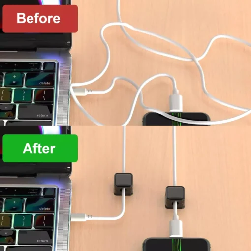 Magnetic Cable Clips Organizer – Adjustable Cord Holder with Strong Adhesive and Easy Cable Management - Image 9