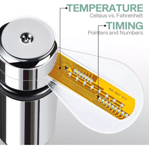 LED Clock USB Mini Fan with Real-Time Display - Image 5