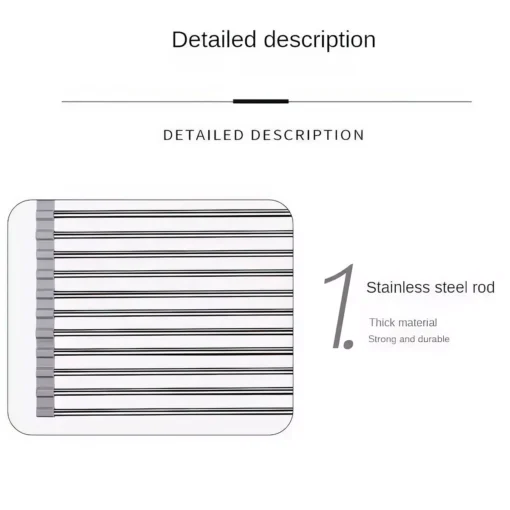 Stainless Steel Sink Draining Rack - Image 6