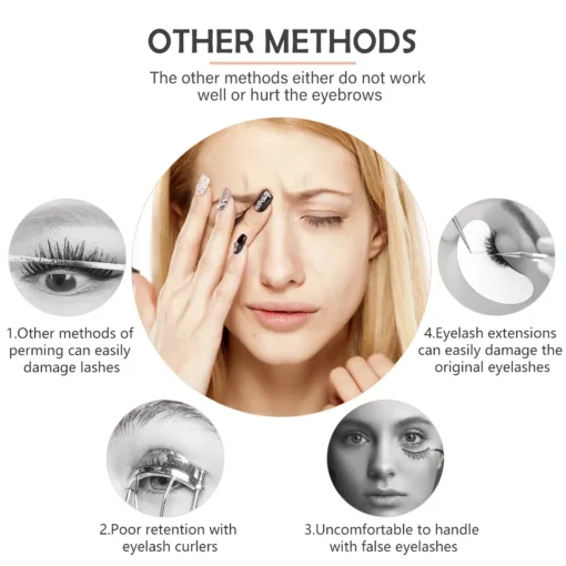Quick Heating USB Rechargeable Eyelash Curler for Long-Lasting, Natural-Looking Curls - Image 7