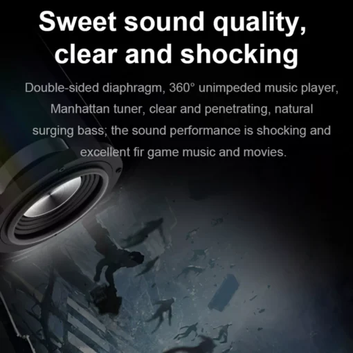 RGB Speaker Subwoofer with HiFi Bass - Image 6