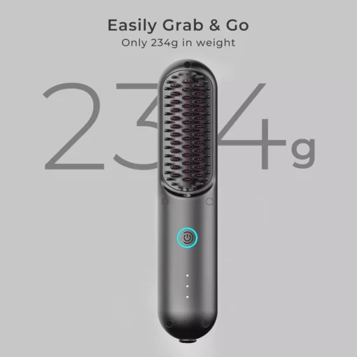 Wireless Dual-Purpose Mini Hair Straightener & Curler with Ionic Technology - Image 7