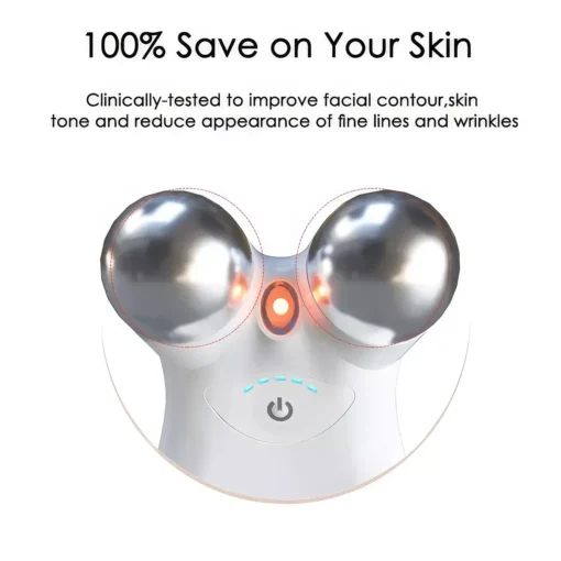 Ultimate Electric Face Roller V Massager for Youthful Radiance - Image 5