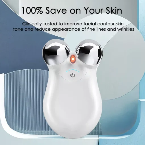 Ultimate Electric Face Roller V Massager for Youthful Radiance - Image 3