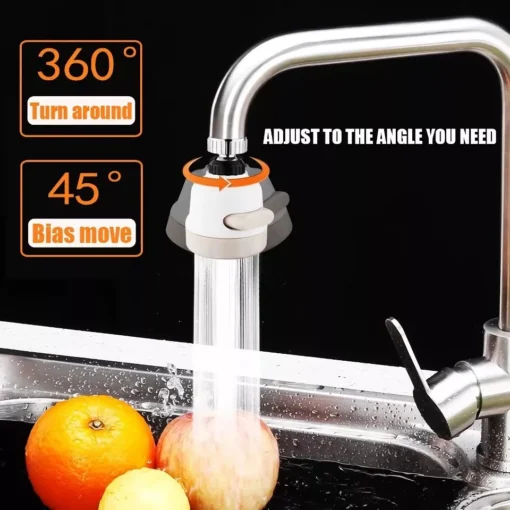 3-Mode Anti-Splash Supercharged Kitchen Faucet Sprinkler with Filter - Image 5