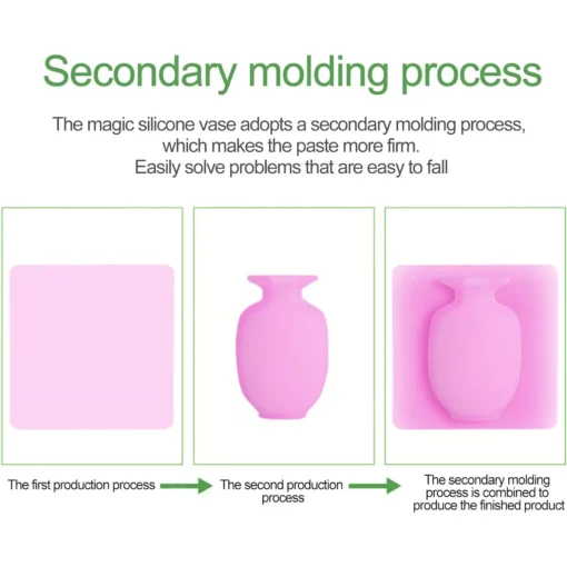 Modern Silicone Suction Cup Wall Vase - Image 5