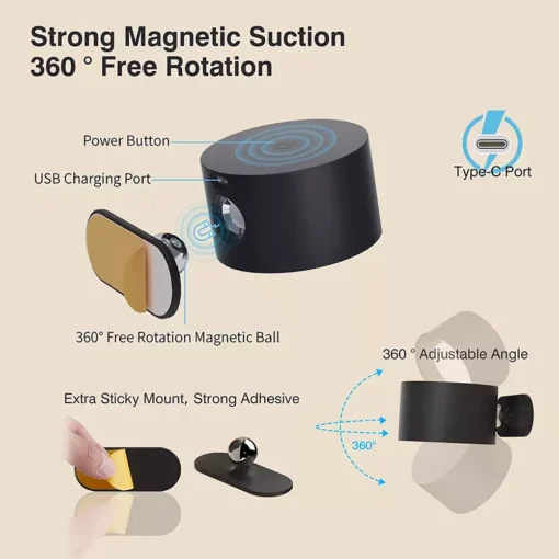 Remote Control LED Wall Light - Image 6
