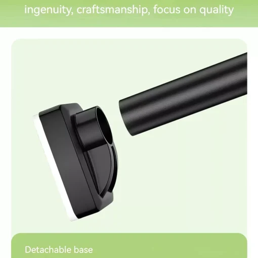 Adjustable Stainless Steel Shower Curtain Rod Holder - Image 4
