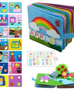 Montessori Toddler Learning Cloth Book