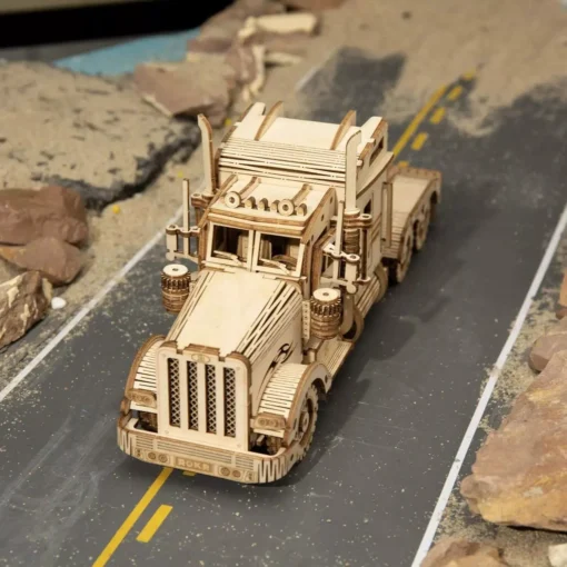 3D Wooden Puzzle Model Kit – Heavy Truck - Image 4