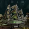 3D LED Flying Dutchman Pirate Ship Puzzle – 360 Pieces