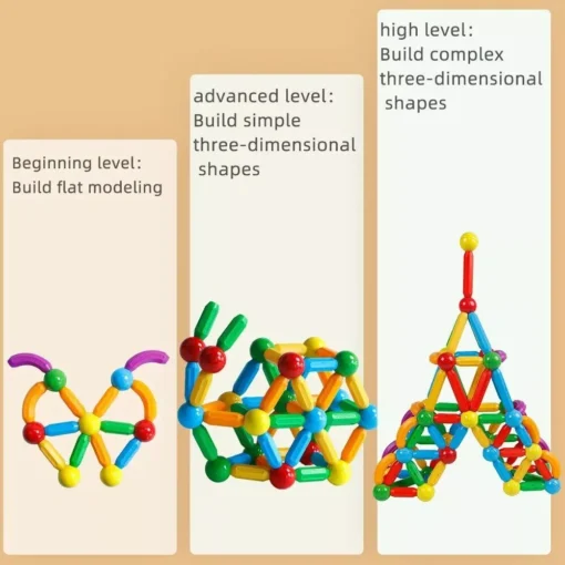 Magnetic Building Blocks Set - Image 4