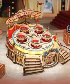 Montessori Wooden Toys DIY Music Box – Enchanting Amusement Park Magic