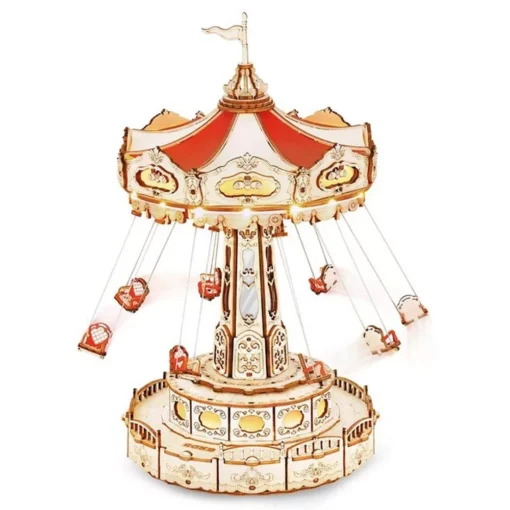 Montessori Wooden Toys DIY Music Box – Enchanting Amusement Park Magic - Image 3