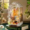 DIY 3D Book Nook Gardenhouse Puzzle with Lights