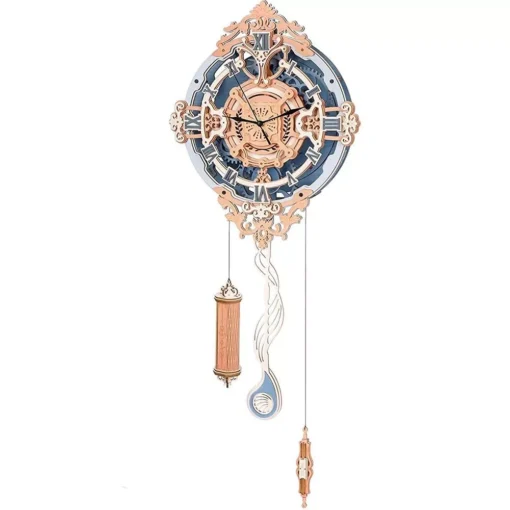 Wall Clock 3D Wooden Puzzle – Enchanting IQ Puzzle Model