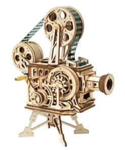DIY 3D Wooden Film Projector Model Kit