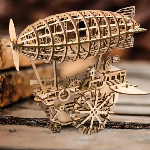 DIY Wooden Airship Model Kit - Image 4