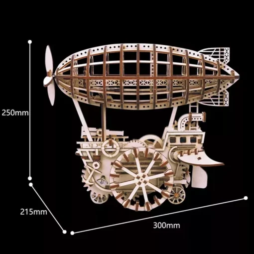 DIY Wooden Airship Model Kit - Image 6