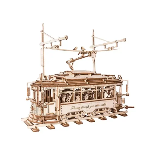 Classic City Tram 3D Wooden Puzzle - Image 7