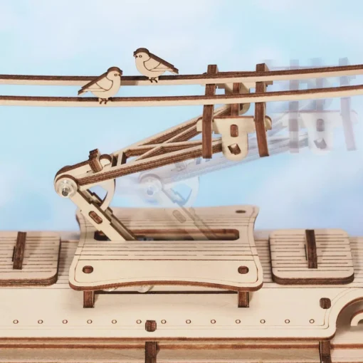 Classic City Tram 3D Wooden Puzzle - Image 5