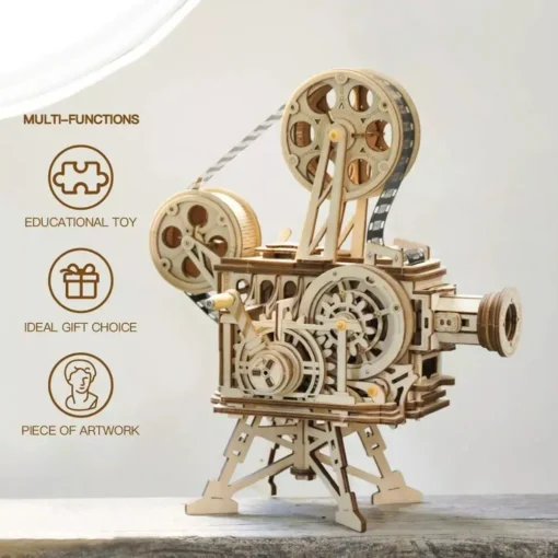 Classic Film Vitascope 3D Wooden Puzzle - Image 4