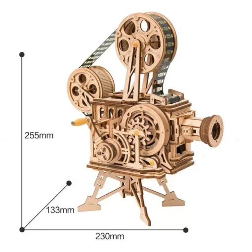 Classic Film Vitascope 3D Wooden Puzzle - Image 3