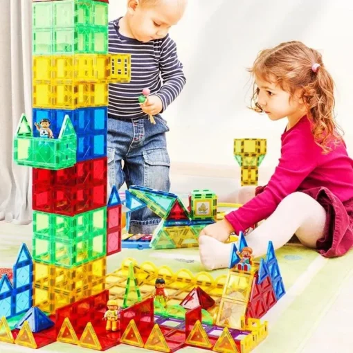 Magnetic Construction Puzzle Set - Image 7