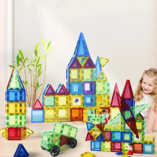 Magnetic Construction Puzzle Set - Image 3