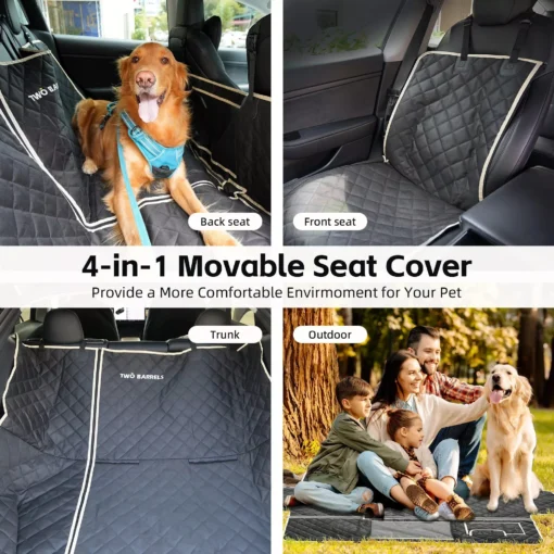 Waterproof Dog Car Seat Cover - Image 4