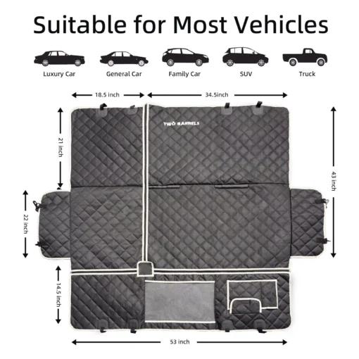 Waterproof Dog Car Seat Cover - Image 5