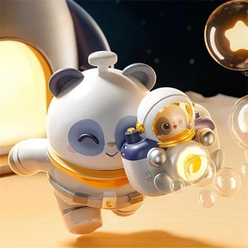 Astronaut-Themed Bubble Camera: Automatic Electric Bubble Blower for Kids - Image 4