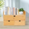 Original Bamboo 3-Drawer Desk Organizer