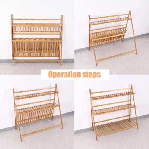 3-Tier Bamboo Plant Stand - Image 6
