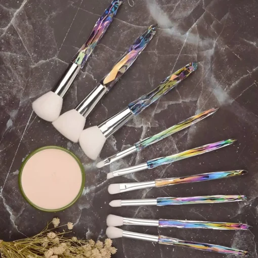 10-Piece Professional Makeup Brush Set - Image 5