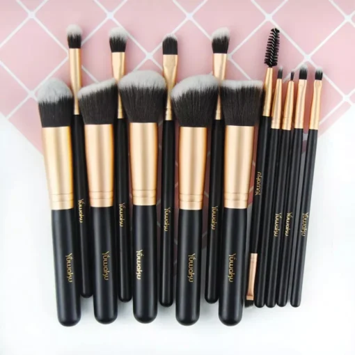 14-Piece Professional Makeup Brush Set - Image 3