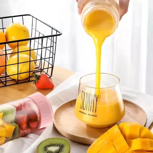 High-Speed Mini Portable Juicer – USB Electric Fruit Blender & Personal Food Processor - Image 3