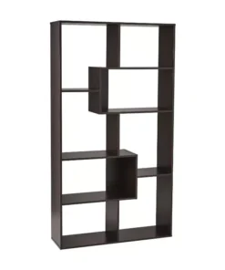 Modern 8-Cube White Bookcase