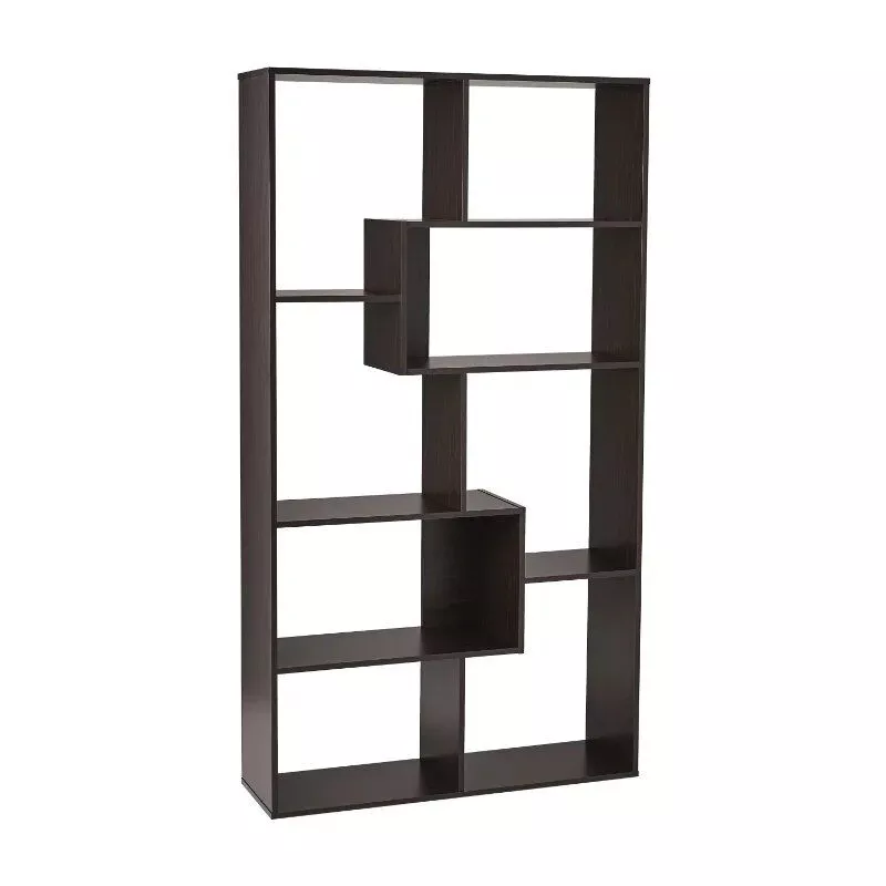 Modern 8-Cube White Bookcase