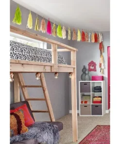 6-Cube White Wood Organizer Shelf