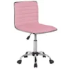 Adjustable Modern Faux Leather Swivel Office Chair