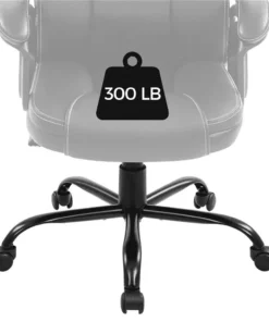 Ergonomic Faux Leather Swivel Chair for Home Office