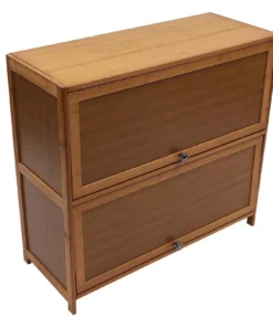 4-Tier Bamboo Shoe Rack Bench