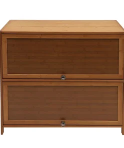 4-Tier Bamboo Shoe Rack Bench