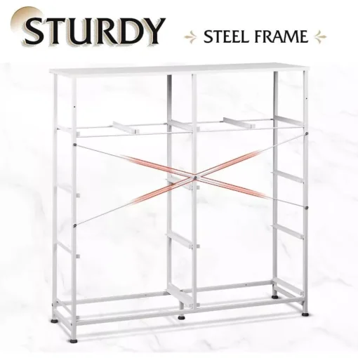 Modern White Storage Dresser with 10 Deep Drawers for Versatile Use - Image 6