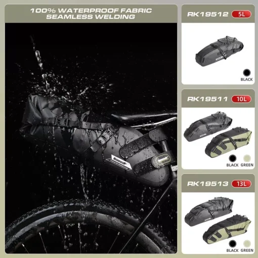 Waterproof Bike Saddle Bag - Image 4
