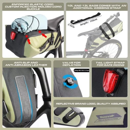 Waterproof Bike Saddle Bag - Image 5