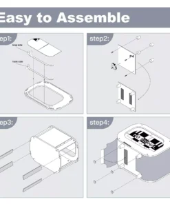 Luxury Wooden Cat House Bed & Condo with Scratching Pad