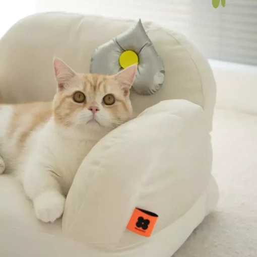 Plush Floating Cloud Pet Sofa Bed for Small and Medium Dogs & Cats - Image 3