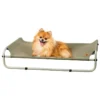 Elevated Dog Bed with Sturdy Double Rod